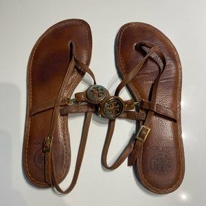 Tory Burch Brown leather sandals sz 8